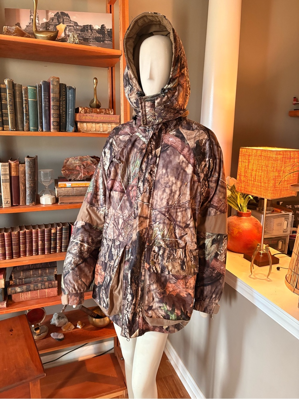 Cabela's 3 in 1 Woodland Camo Hooded Puffer Jacket